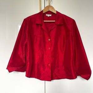Gilani vintage red blouse XL